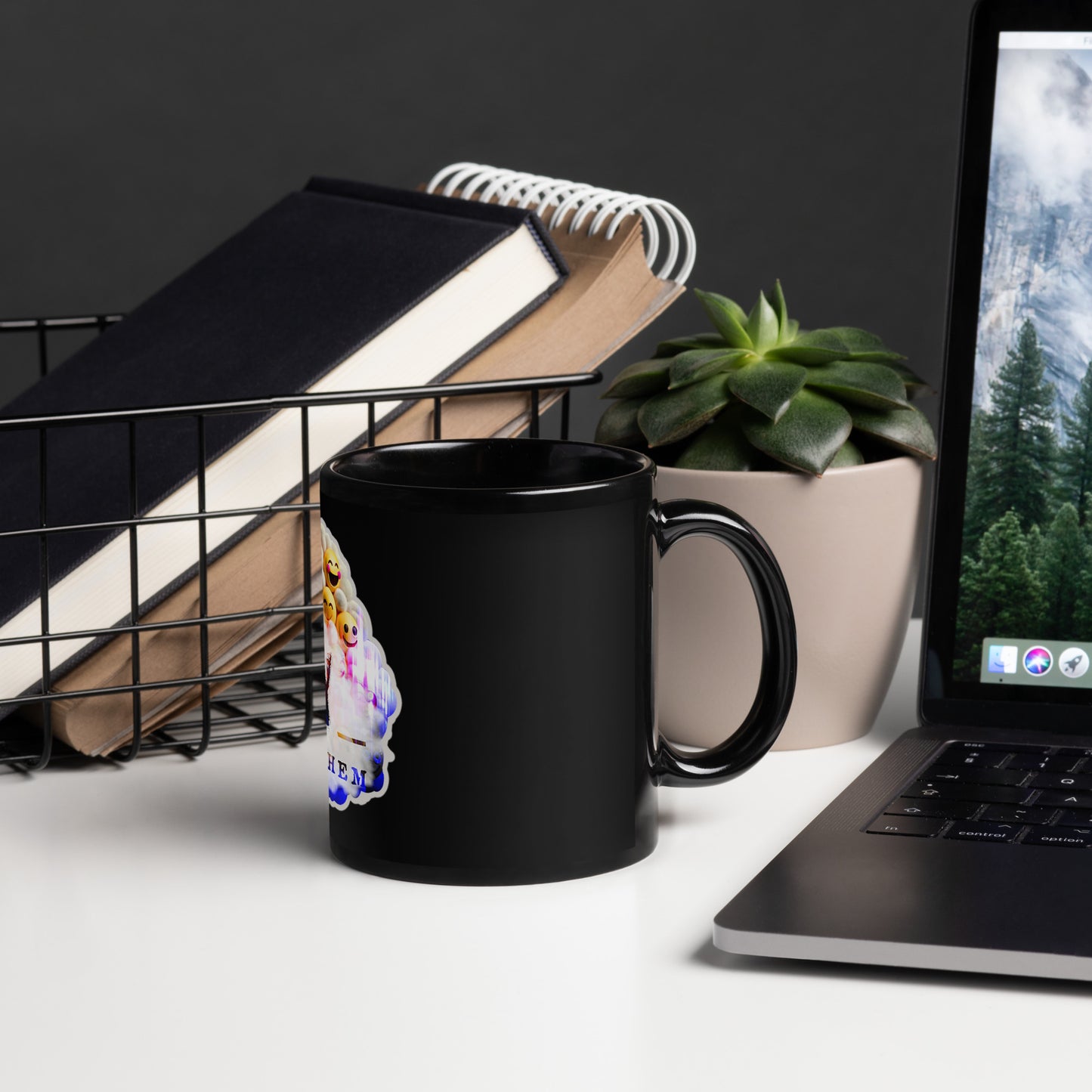 Joy Anthem Black Glossy Mug