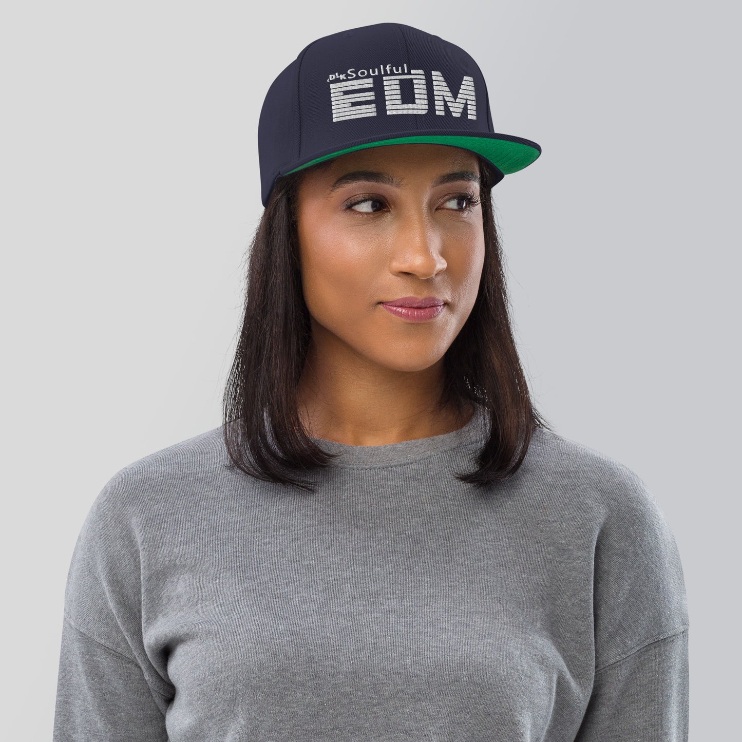 Solid Color DLK Soulful EDM — Snapback Hat