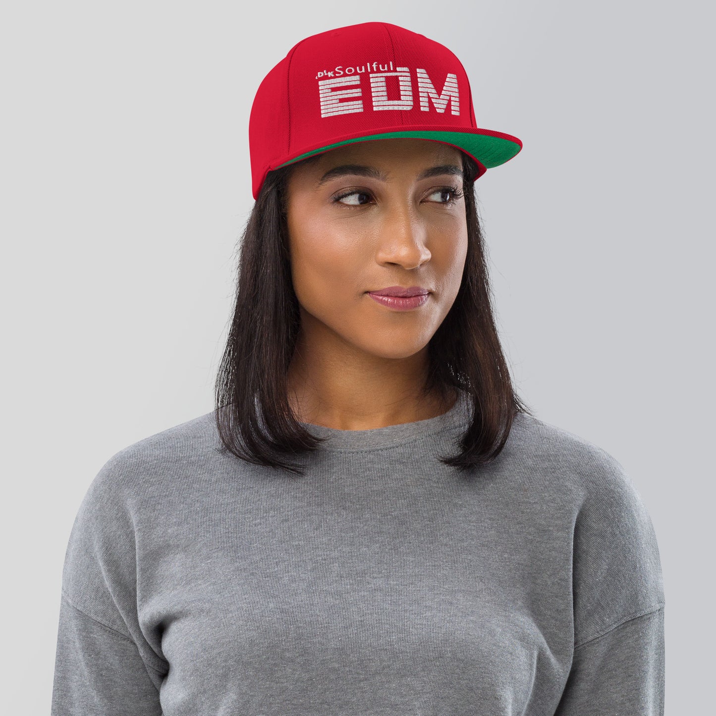 Solid Color DLK Soulful EDM — Snapback Hat