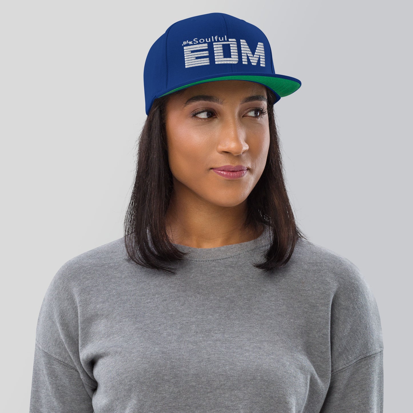 Solid Color DLK Soulful EDM — Snapback Hat