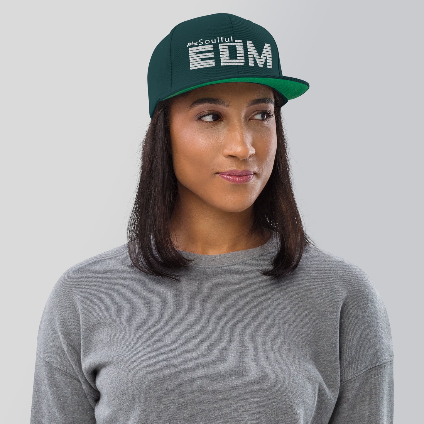 Solid Color DLK Soulful EDM — Snapback Hat