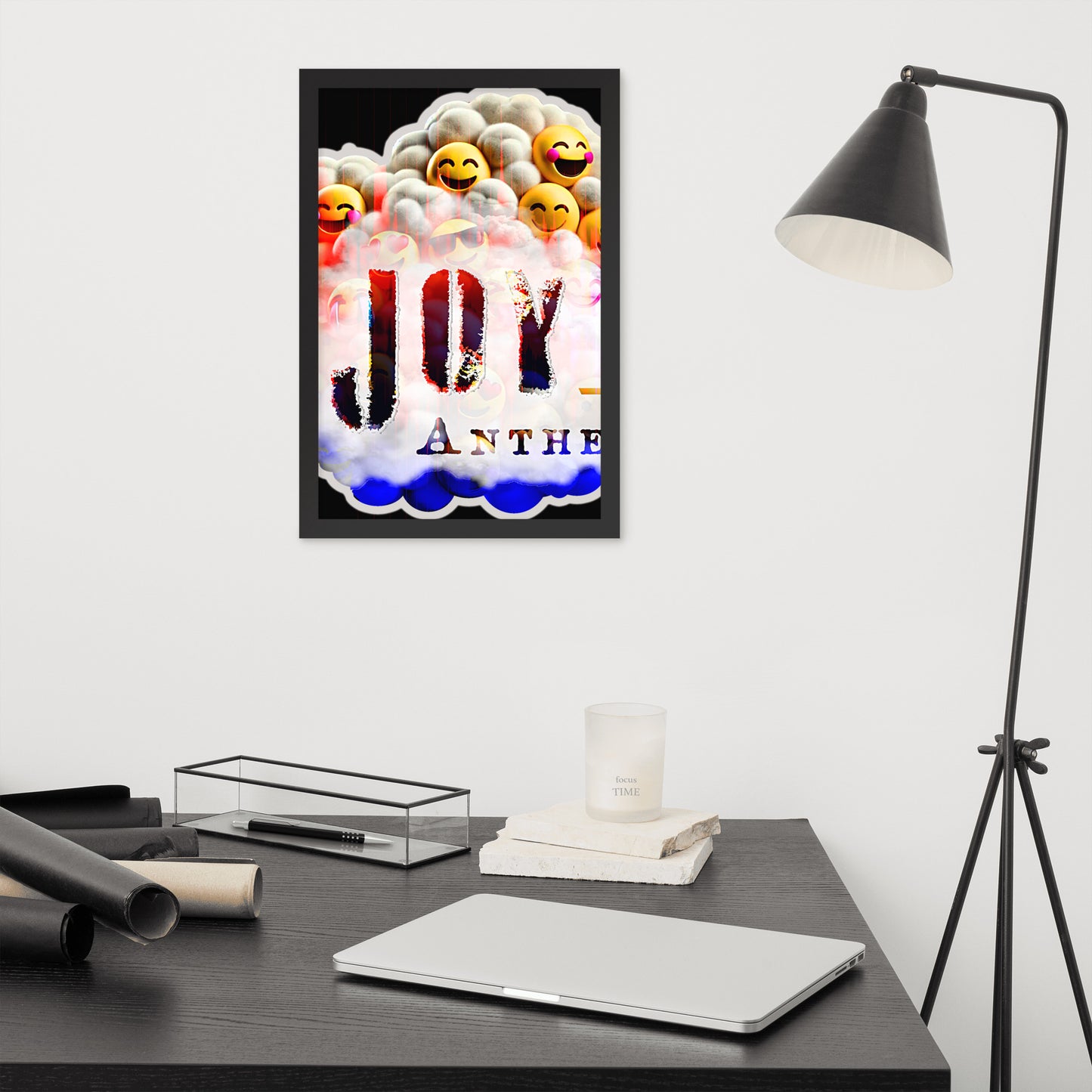 Joy Anthem Framed photo paper poster