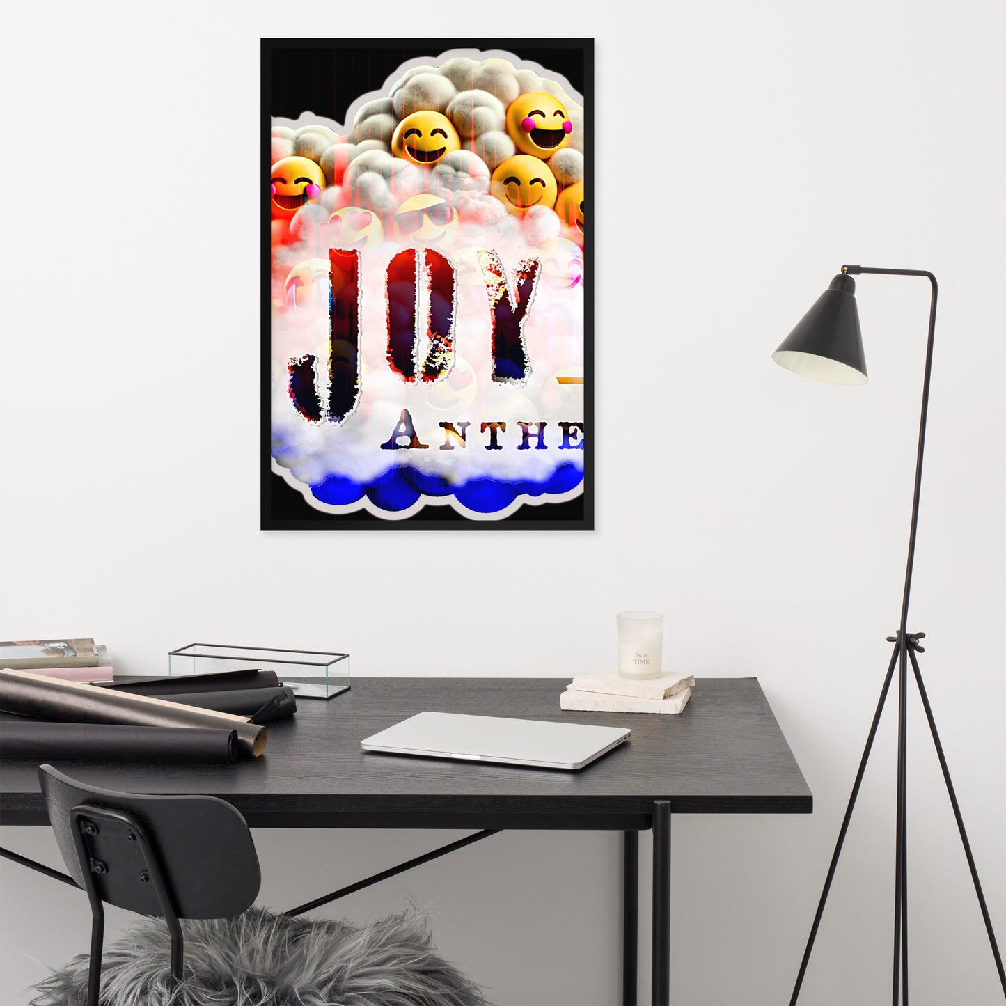 Joy Anthem Framed photo paper poster