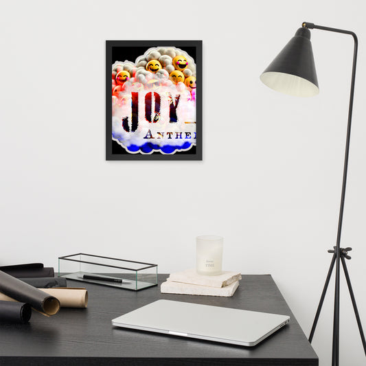 Joy Anthem Framed photo paper poster